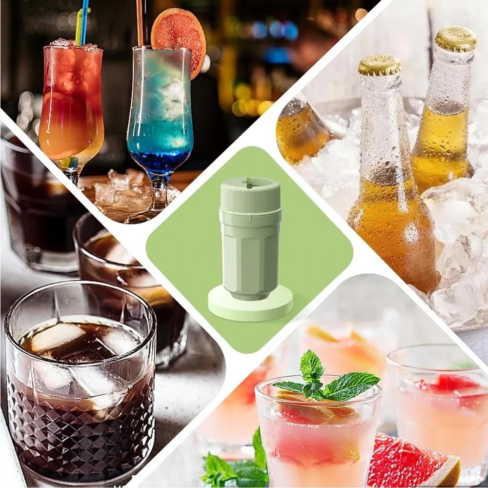 Zero-Touch Ice Cube Mold Release & Trays (8) with Lids